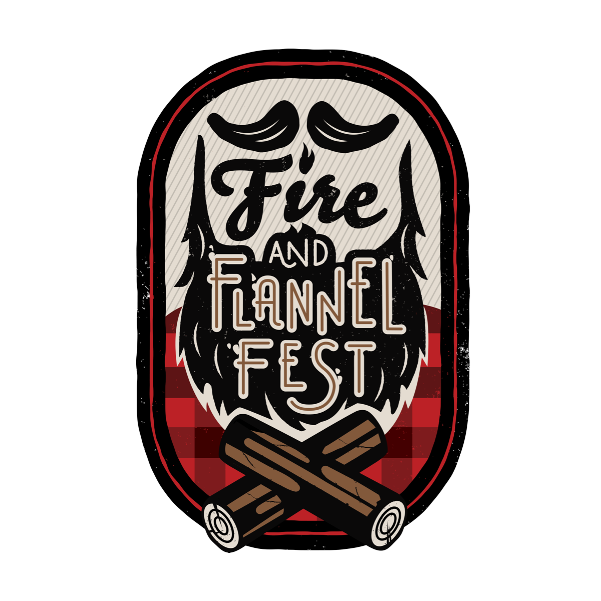 Fire and Flannel Fest logo