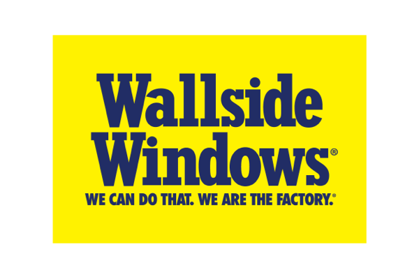 Wallside Windows "We Can Do That. We Are The Factory." sponsor logo