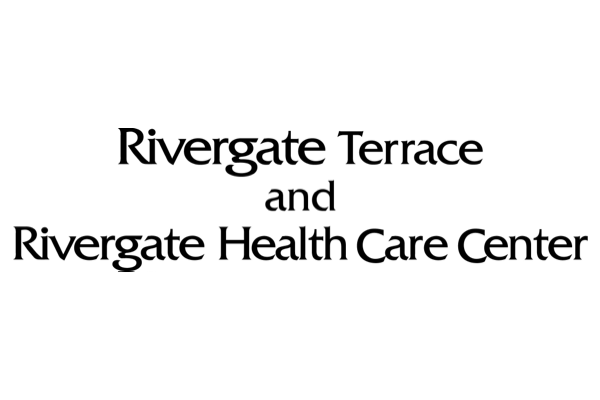 Rivergate Terrace and Rivergate Health Care Center sponsor logo