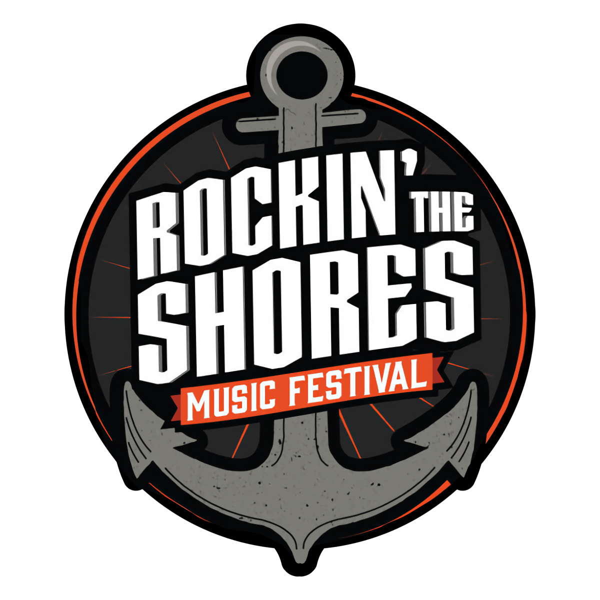Rockin' the Shores Music Festival logo