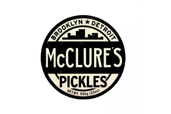 McClure's Pickles logo.