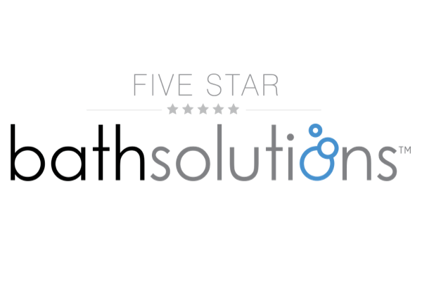 A logo featuring the text "FIVE STAR" over five stars and the word "solutions." Three blue circles replace the 'o' in solutions.